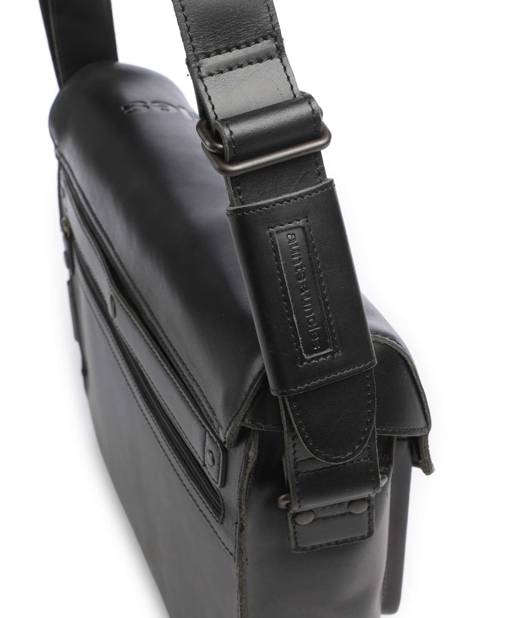 Aunts & Uncles Heritage Judd Messenger bag black
