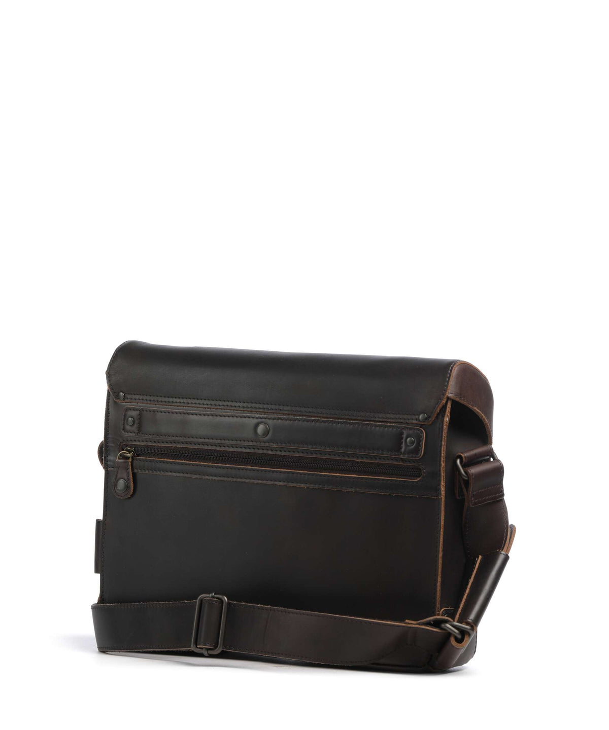 Aunts & Uncles Heritage Judd Messenger bag dark brown