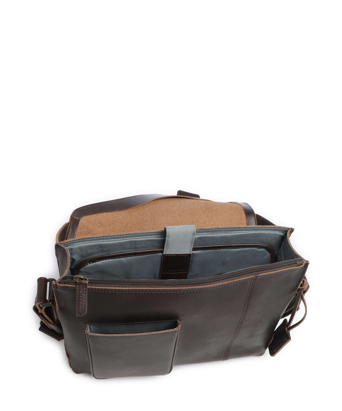 Aunts & Uncles Heritage Judd Messenger bag dark brown