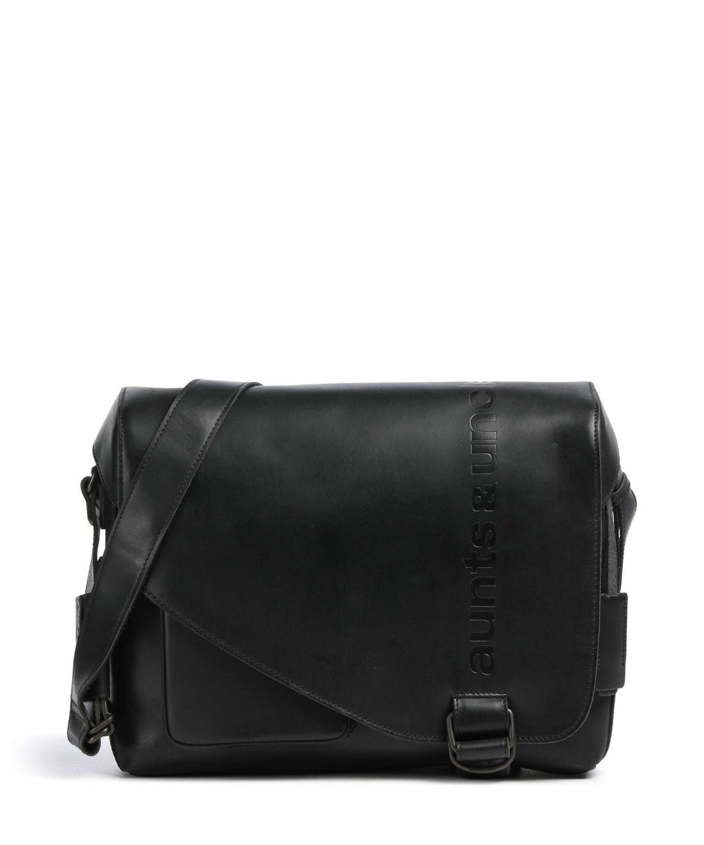 Aunts & Uncles Heritage Medium Judd Messenger bag black