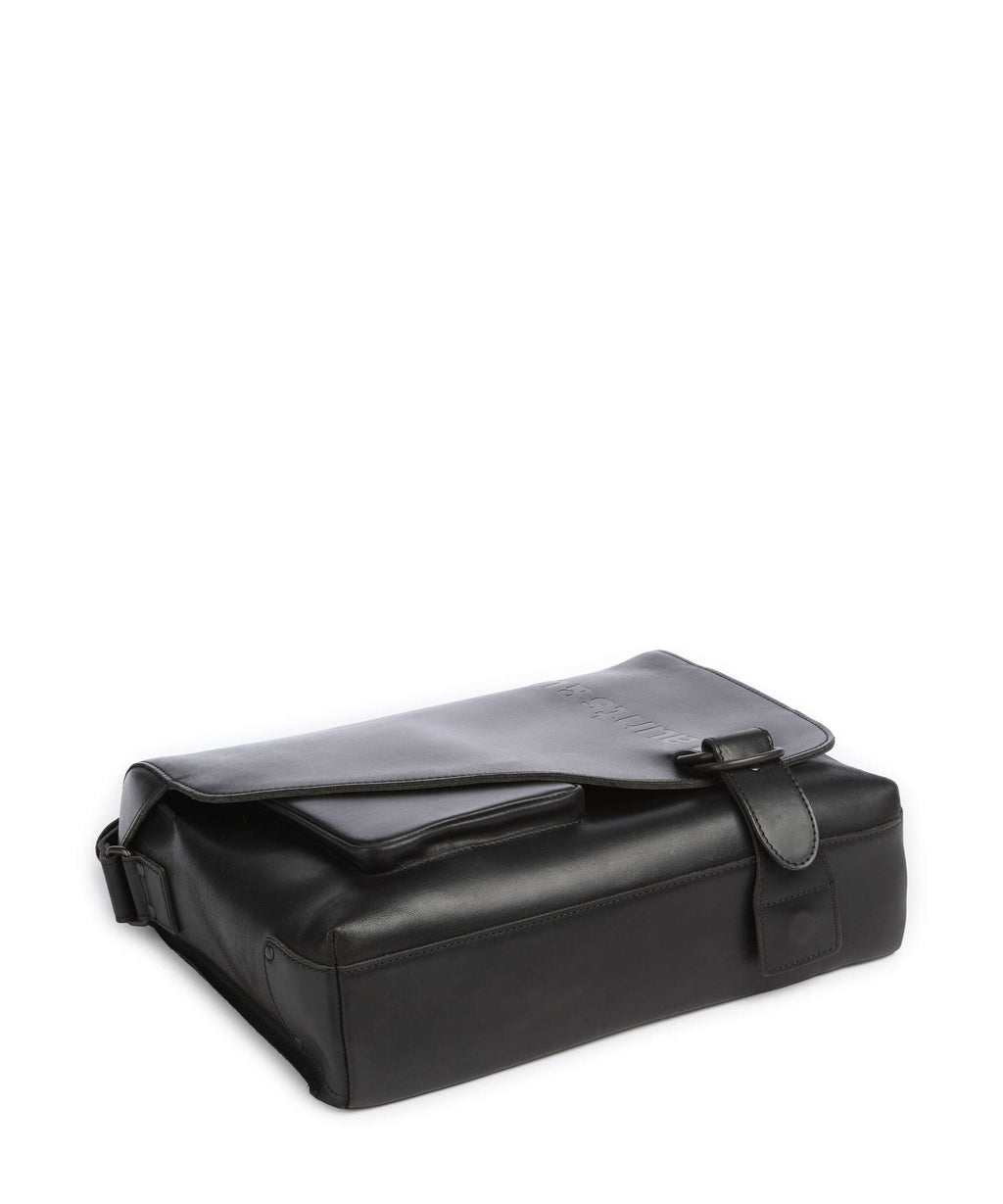 Aunts & Uncles Heritage Medium Judd Messenger bag black