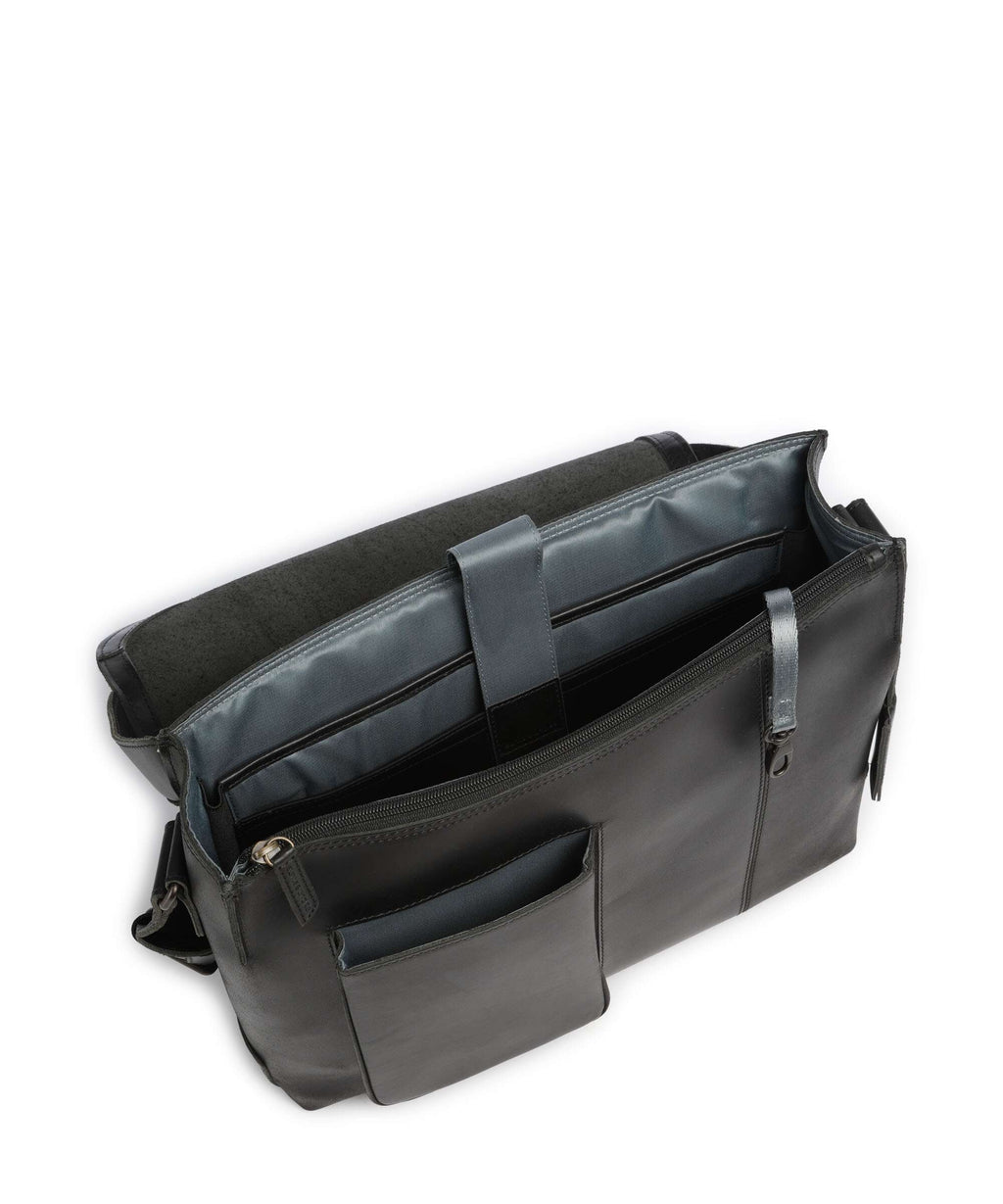 Aunts & Uncles Heritage Medium Judd Messenger bag black