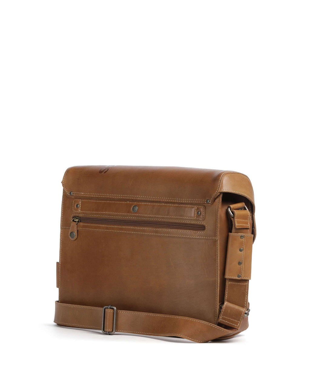 Aunts & Uncles Heritage Medium Judd Messenger bag tan