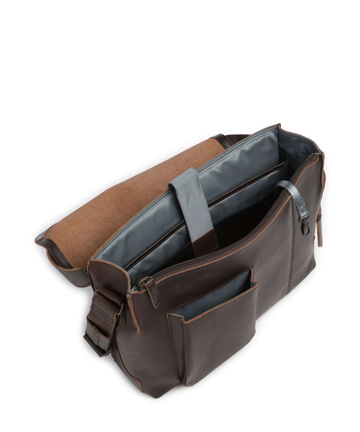 Aunts & Uncles Heritage Medium Judd Messenger bag dark brown