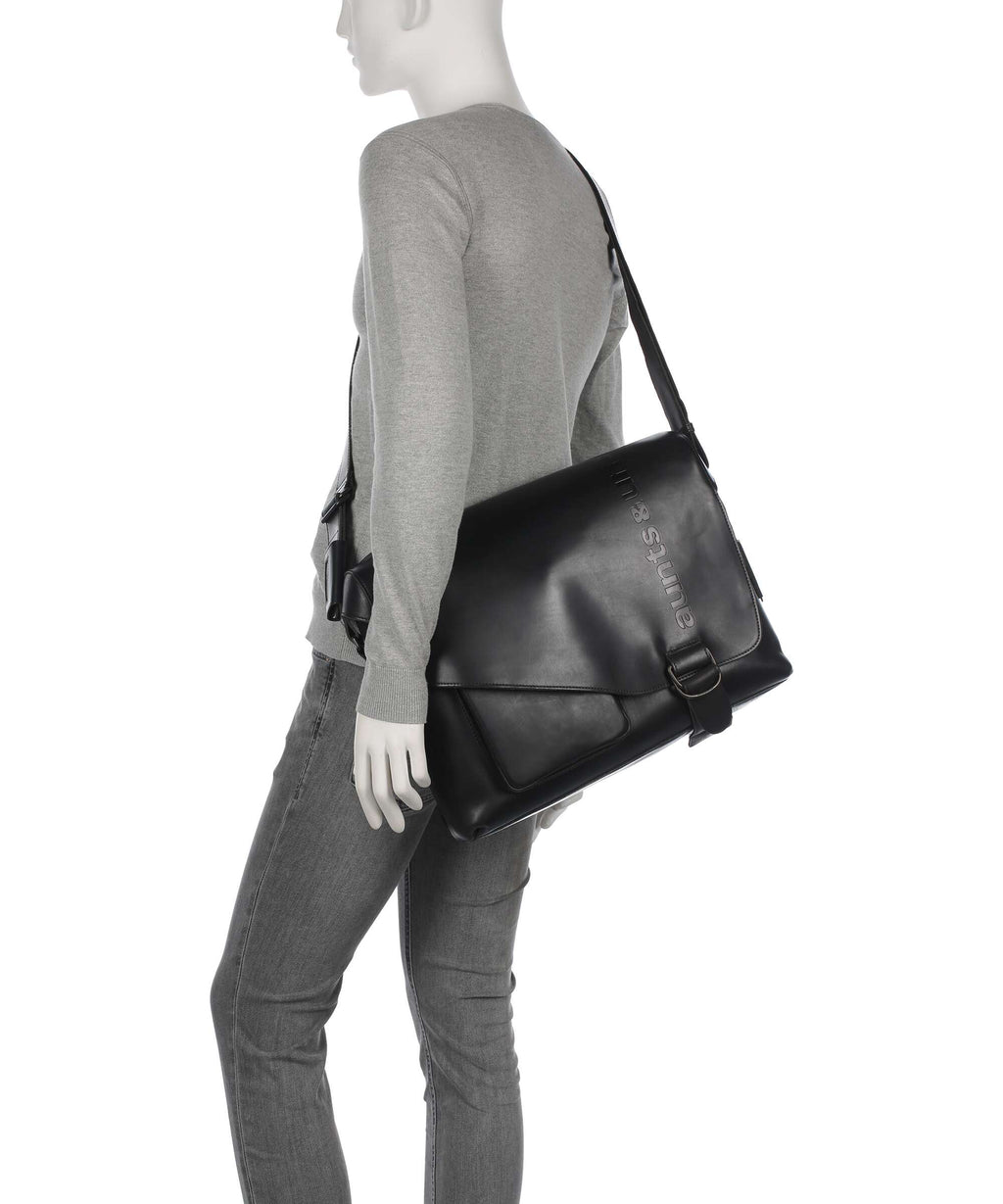 Aunts & Uncles Heritage Big Judd Messenger bag black