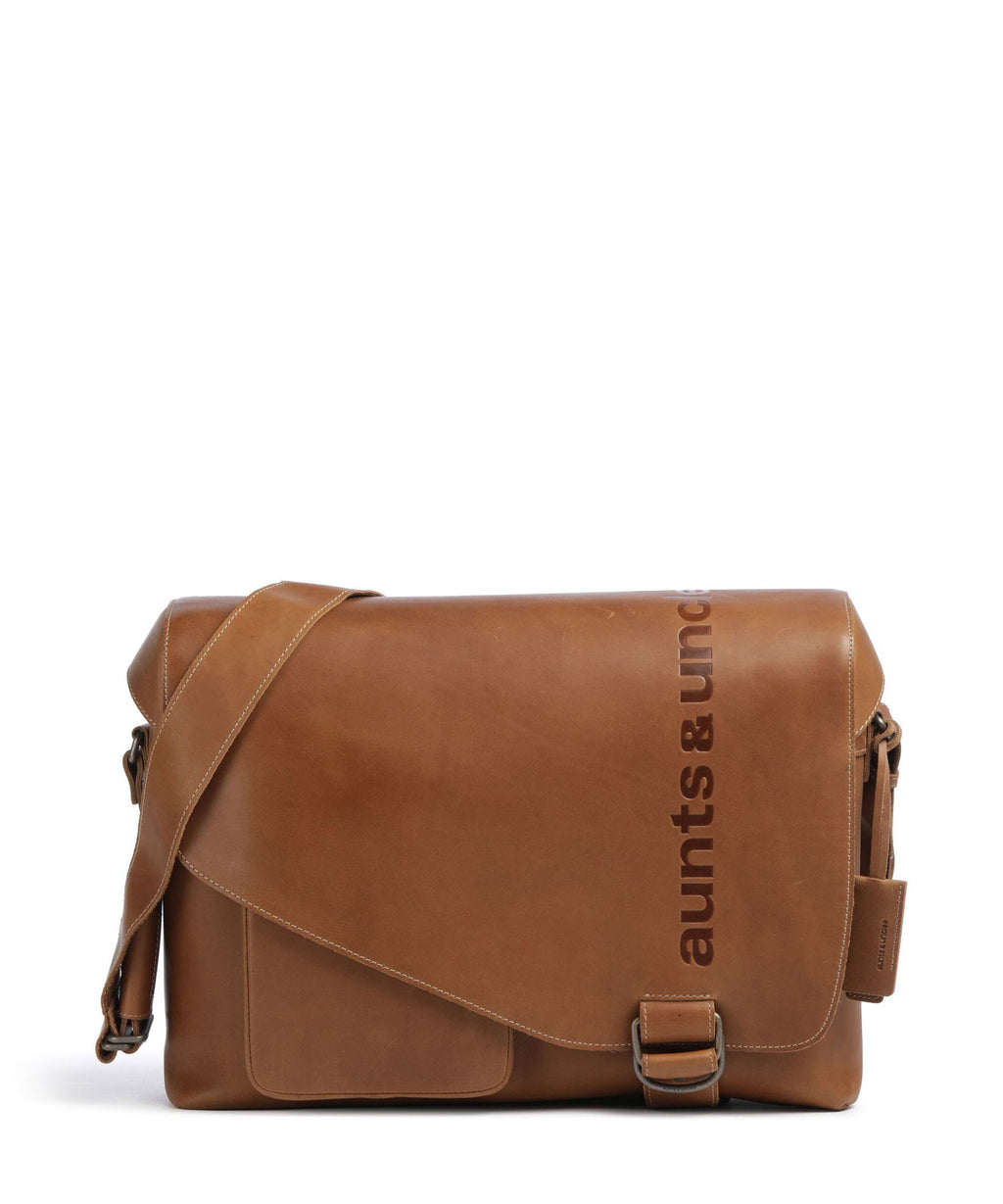 Aunts & Uncles Heritage Big Judd Messenger bag tan