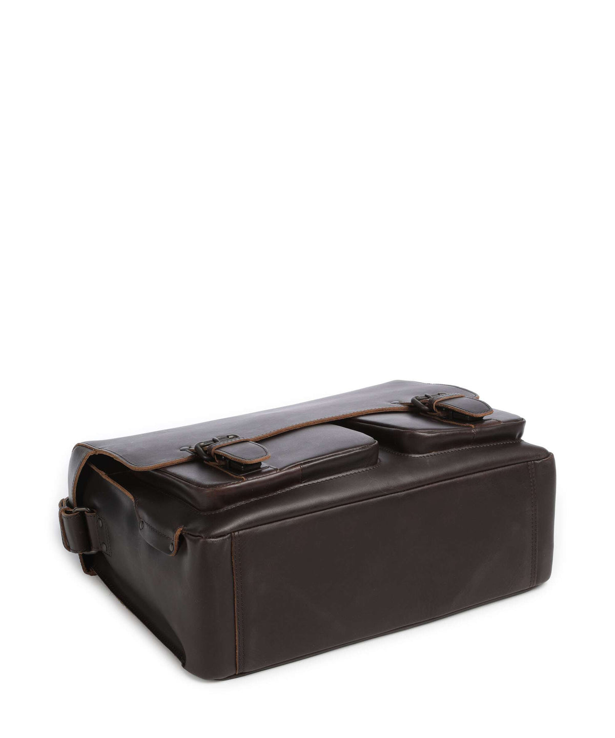 Aunts & Uncles Heritage Finn Briefcase dark brown