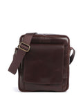 Buckle & Seam Crazy Horse Collector Crossbody bag brown