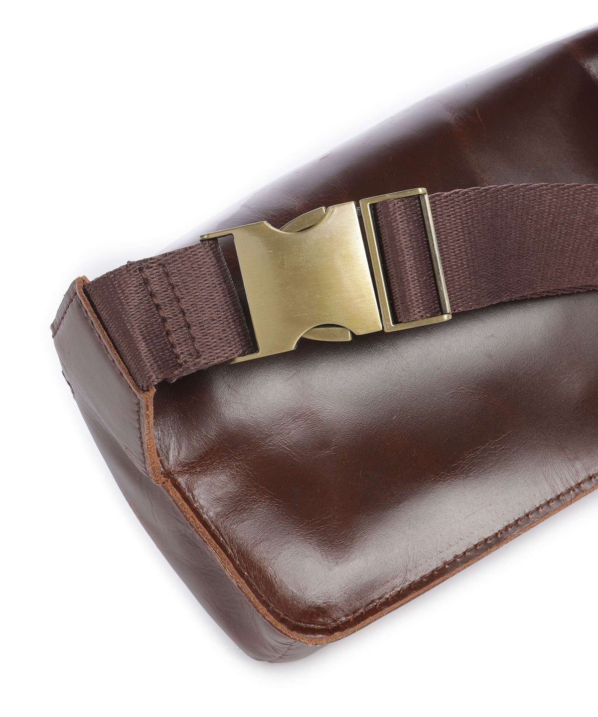 Buckle & Seam Crazy Horse Dash Belt bag brown