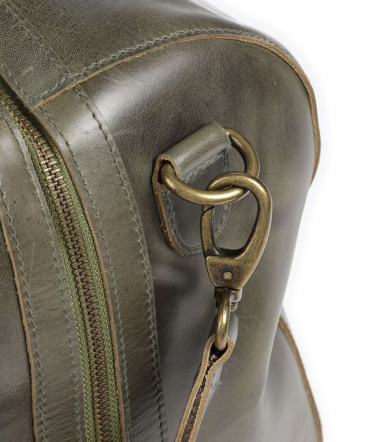 Buckle & Seam Crazy Horse Willow Weekend bag olive
