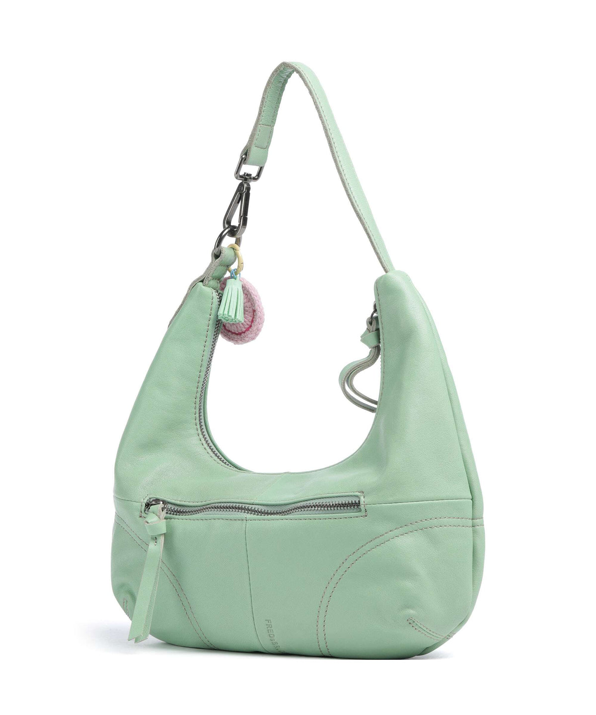 FredsBruder Take A Smile Midi Hobo bag fresh mint