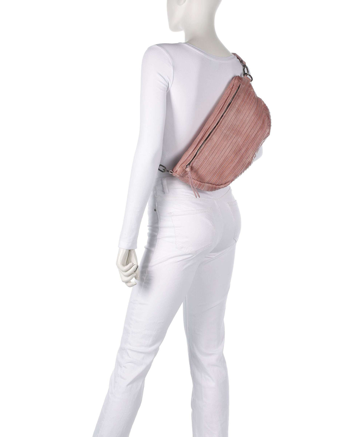 FredsBruder Check My Bag Mini Crossbody bag powder rose