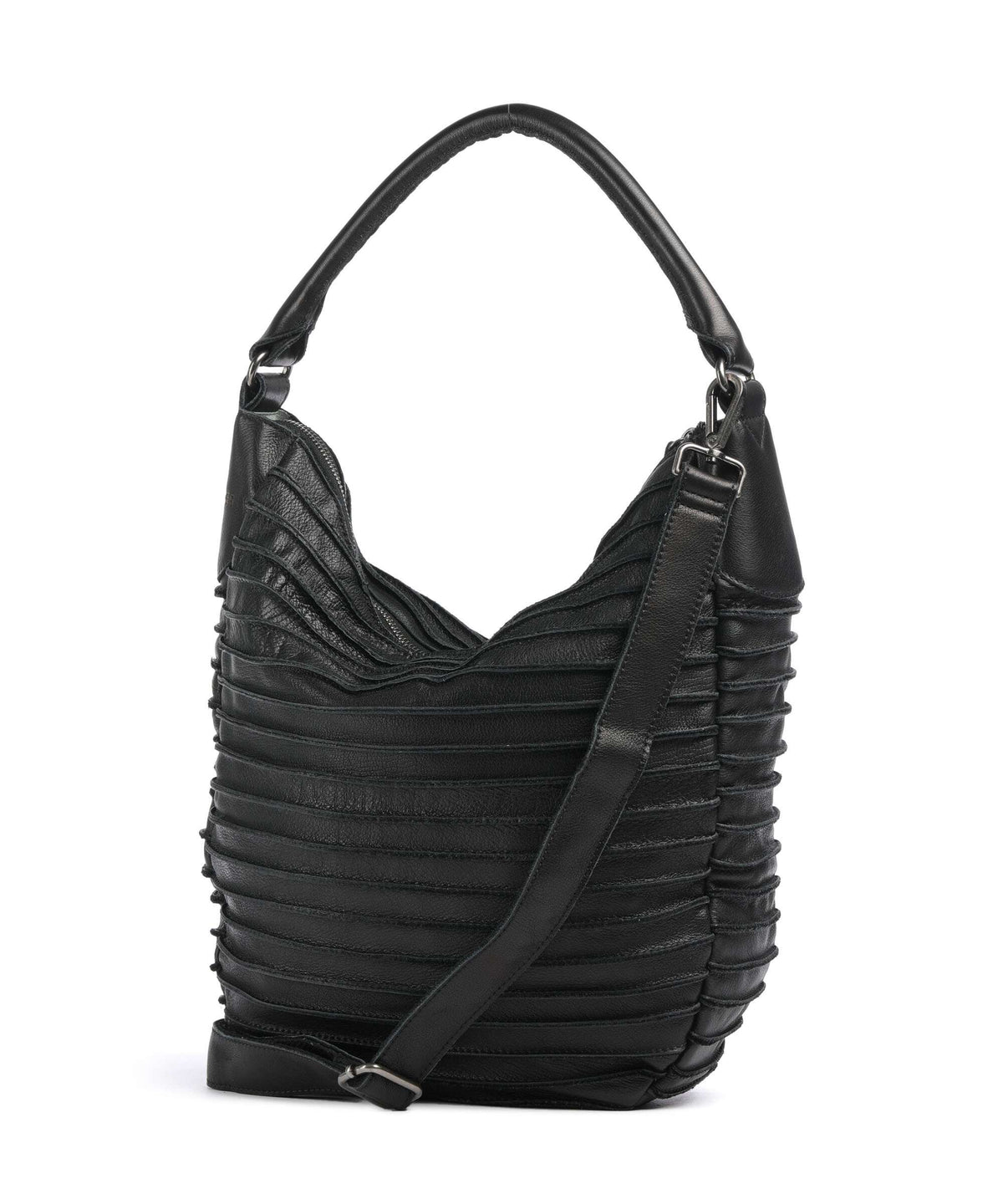 FredsBruder Bestseller Riffeltier S Hobo bag black