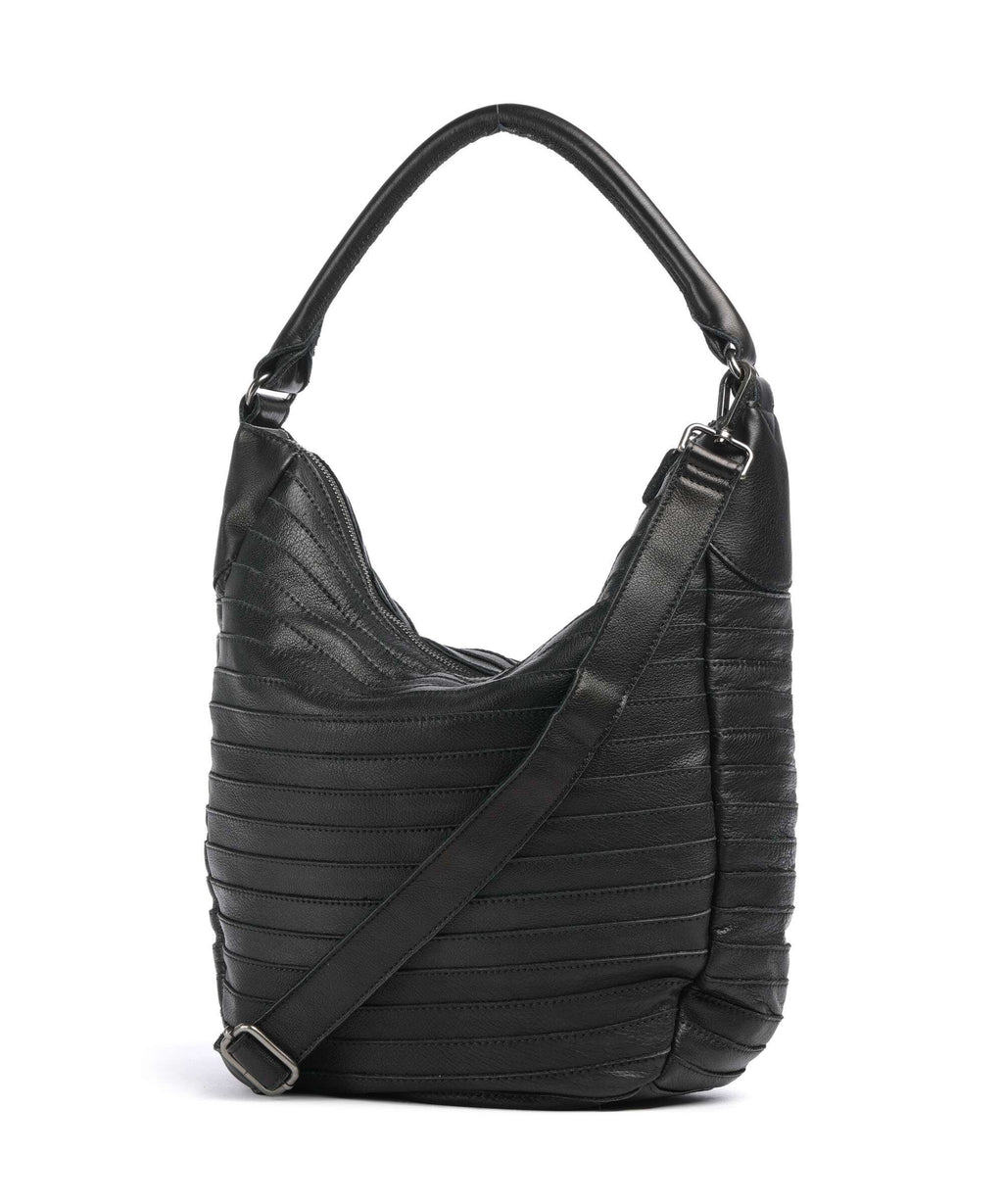 FredsBruder Bestseller Gürteltier S Hobo bag black