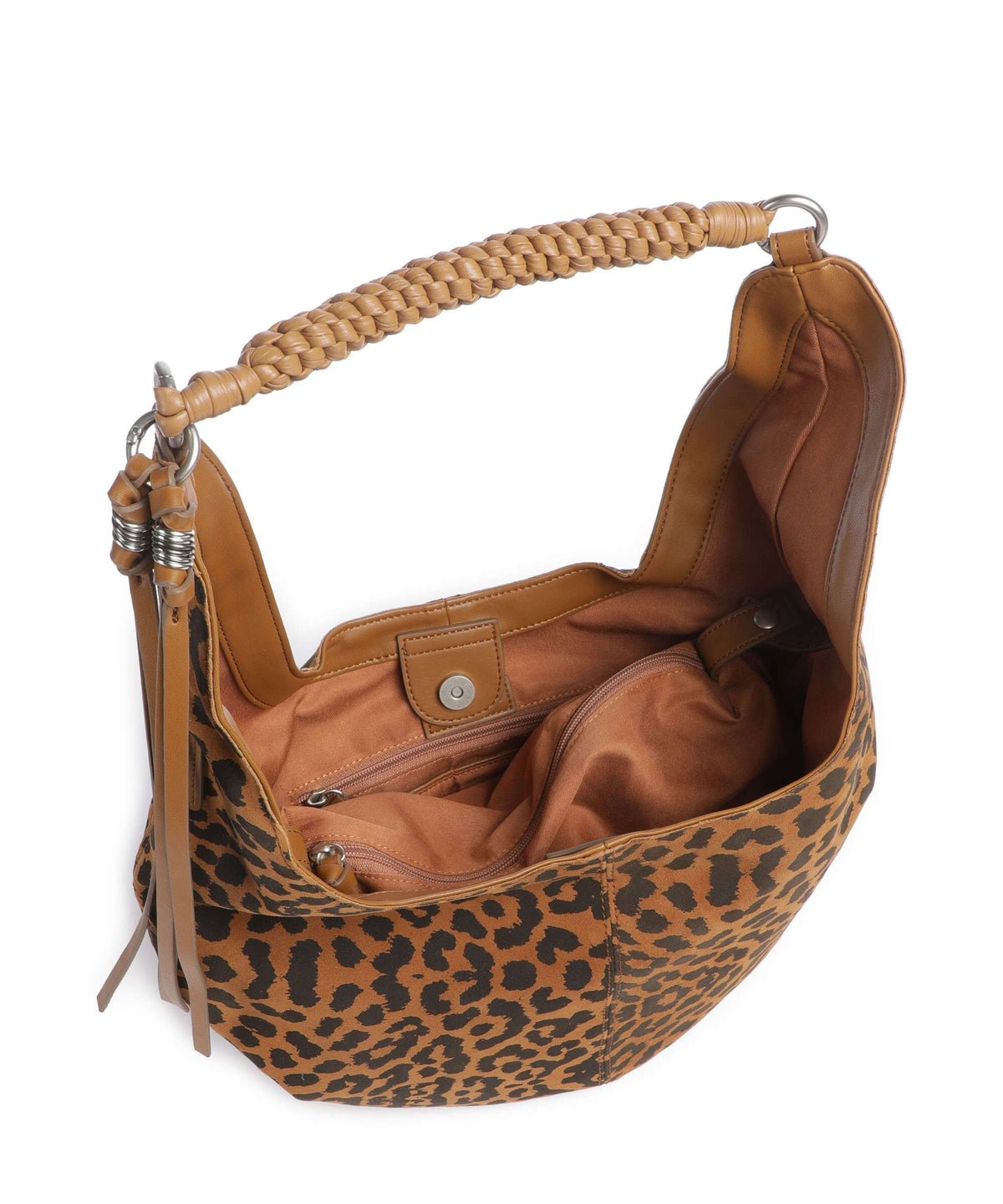 FredsBruder For Lovers Midi Hobo bag leo print