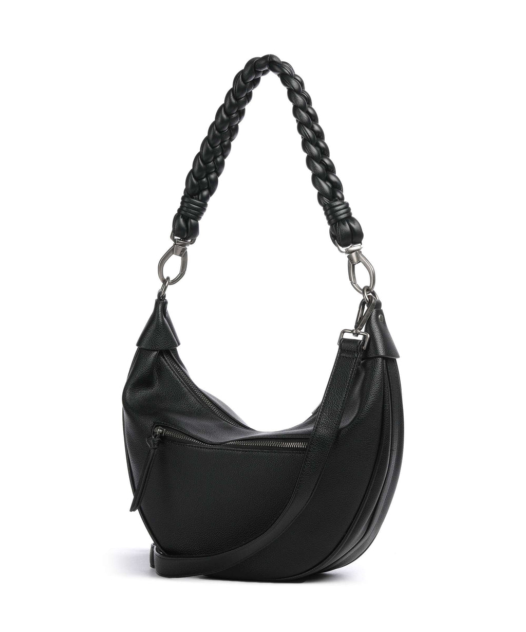 FredsBruder Good Vibes Only Hobo bag black