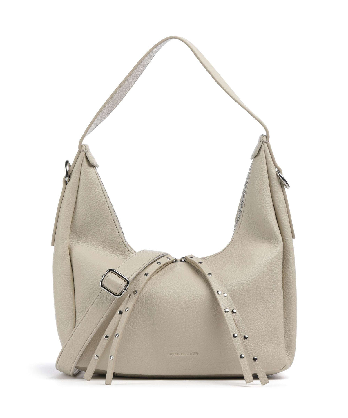 FredsBruder Feel Wild Midi Hobo bag stone