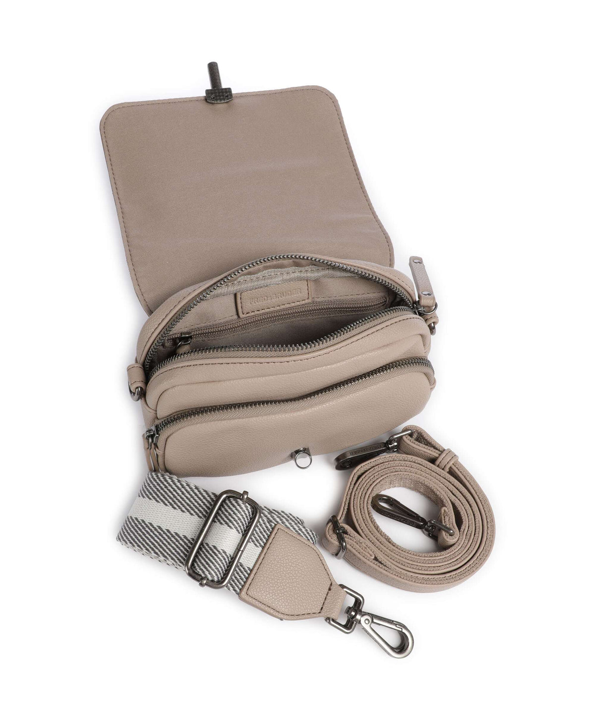 FredsBruder Bestie Crossbody bag powder taupe