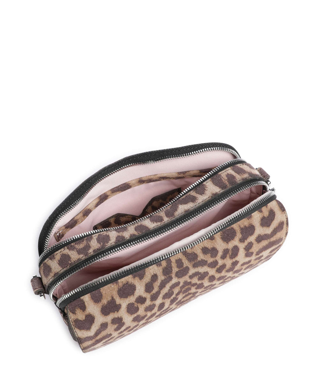 Les Visionnaires Emily Essential Cozy Crossbody bag leo print