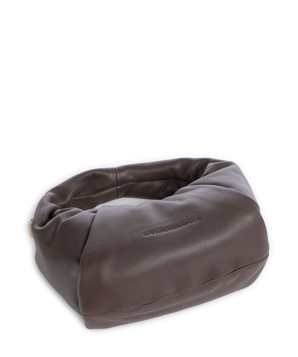 Les Visionnaires Greta Essential Silky Mini Crossbody bag chocolate