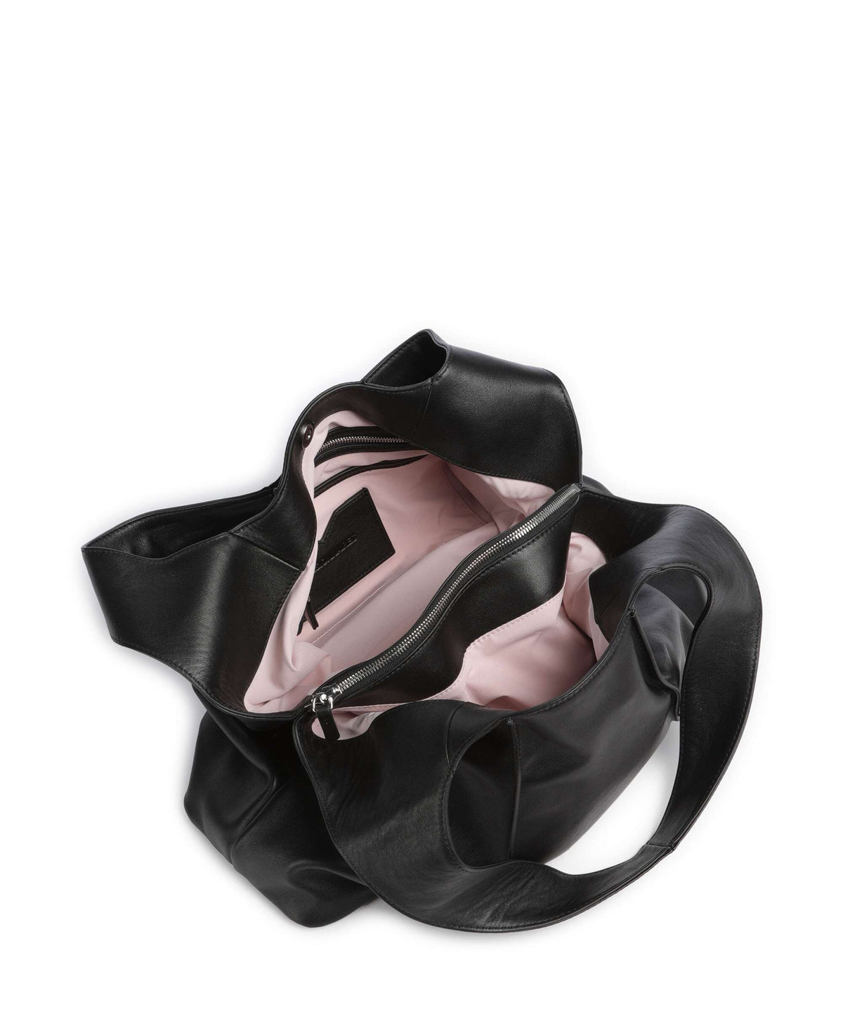 Les Visionnaires Paz Essential Silky Hobo bag black