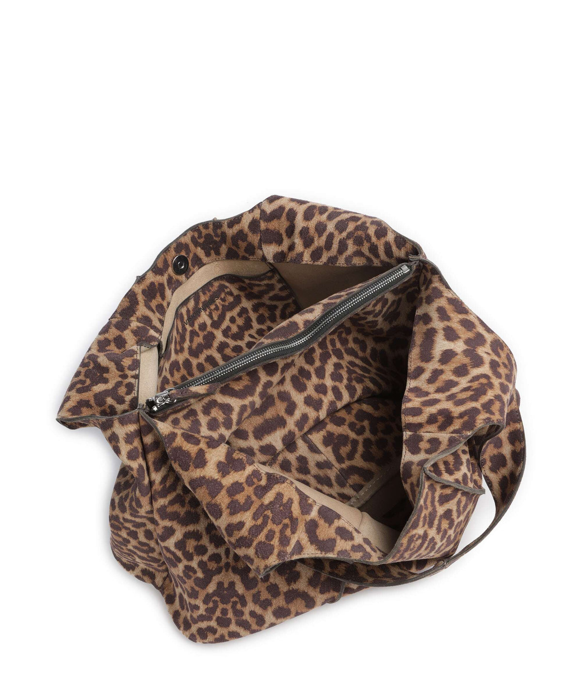 Les Visionnaires Paz Essential Cozy Hobo bag leo print