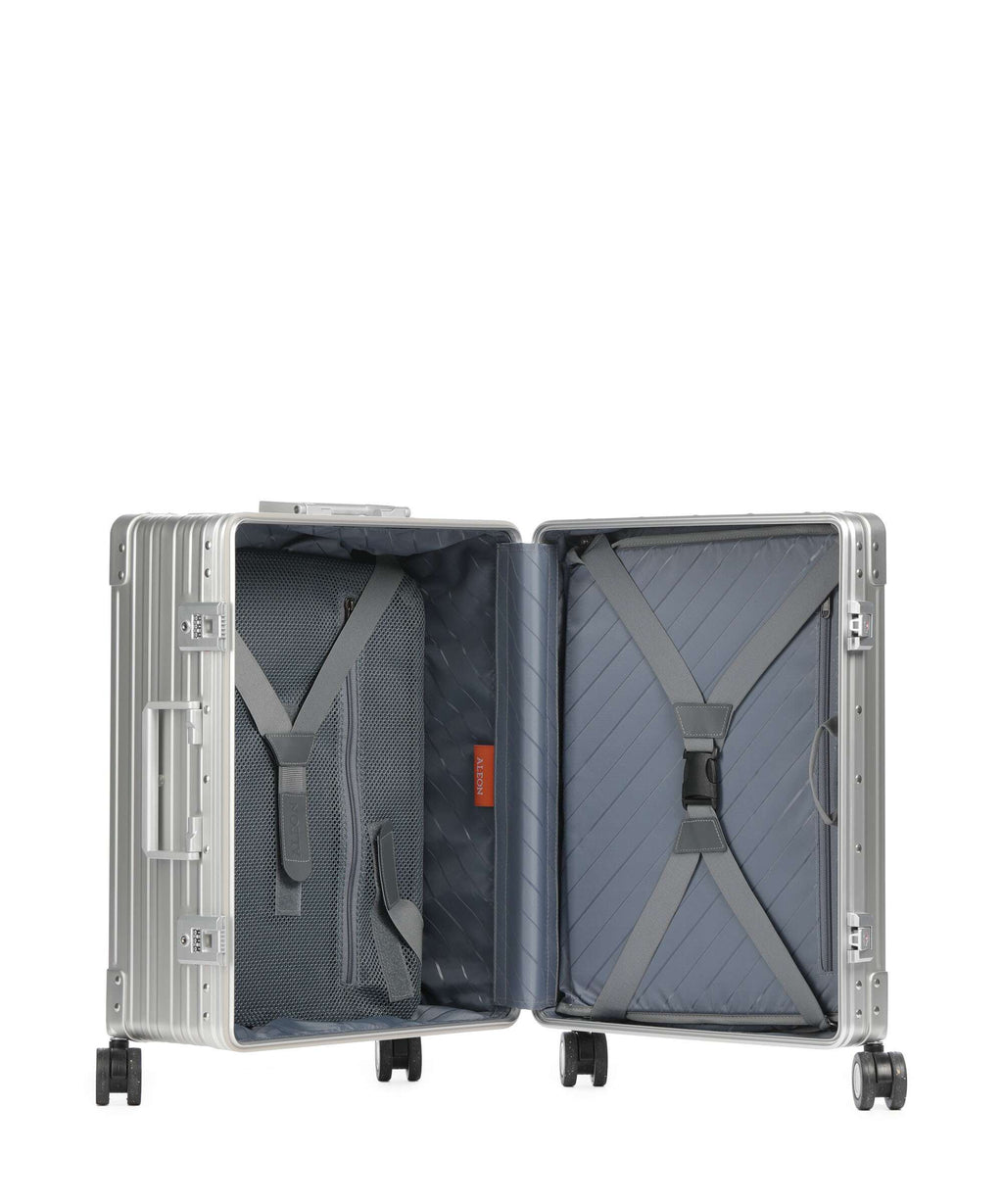 Aleon Classic 21 Domestic Suiter Spinner (4 wheels) platinum
