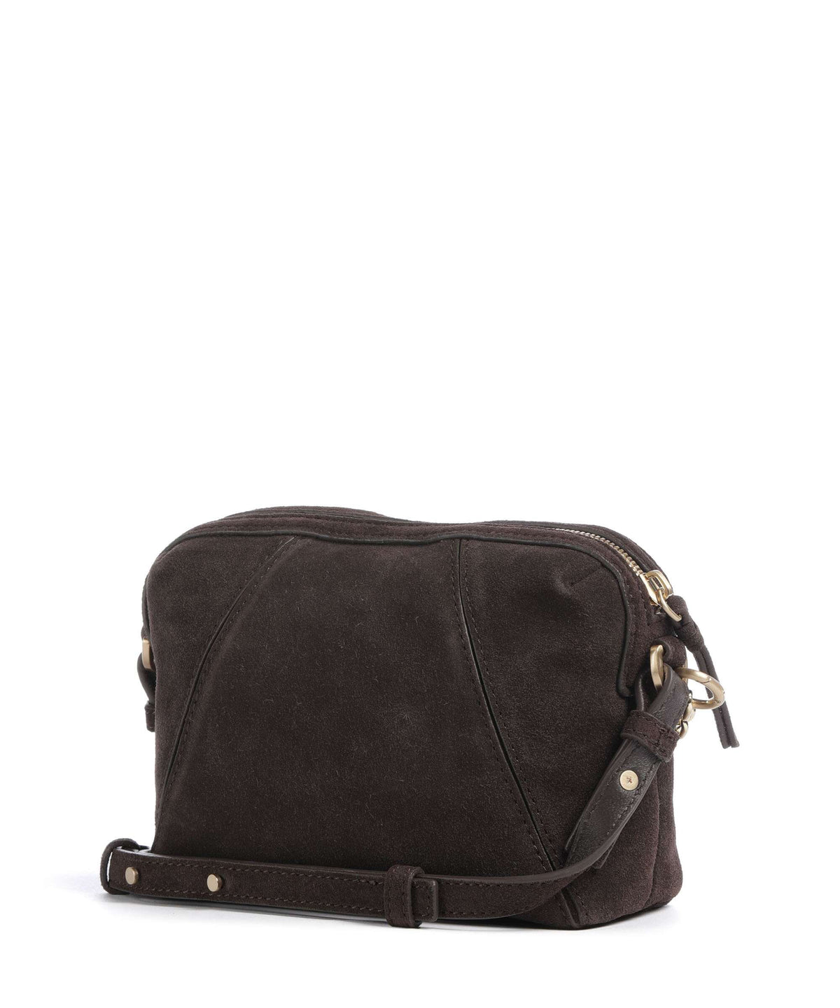 Les Visionnaires Lynn Cozy Chain Crossbody bag dark brown