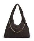 Les Visionnaires Jade Cozy Chain Hobo bag dark brown