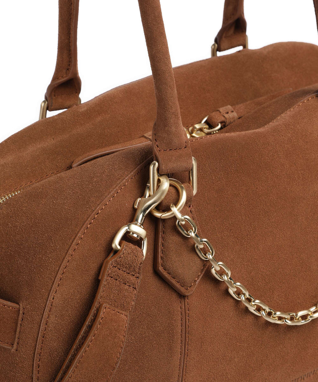 Les Visionnaires Odette Cozy Chain Handbag cognac