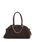 Les Visionnaires Odette Cozy Chain Handbag dark brown