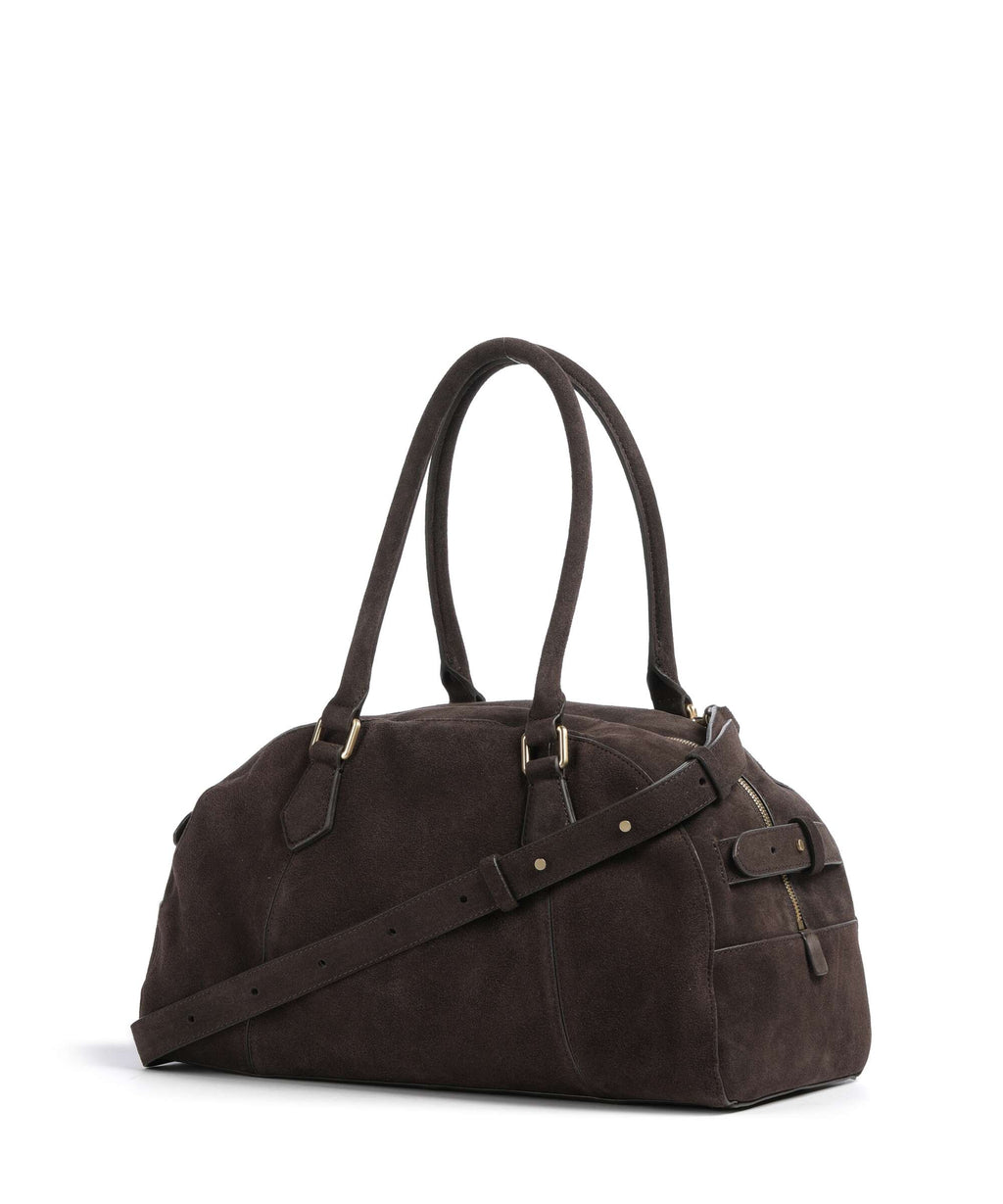 Les Visionnaires Odette Cozy Chain Handbag dark brown