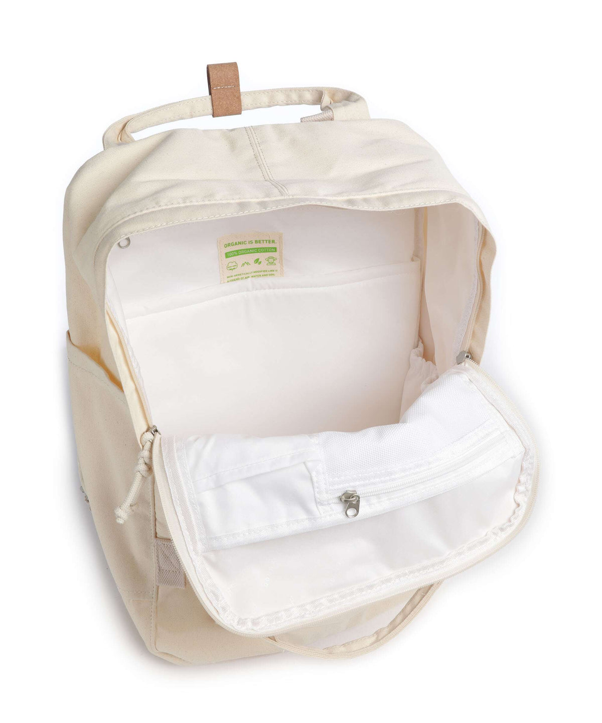 Doughnut Organic Macaroon Large Backpack beige