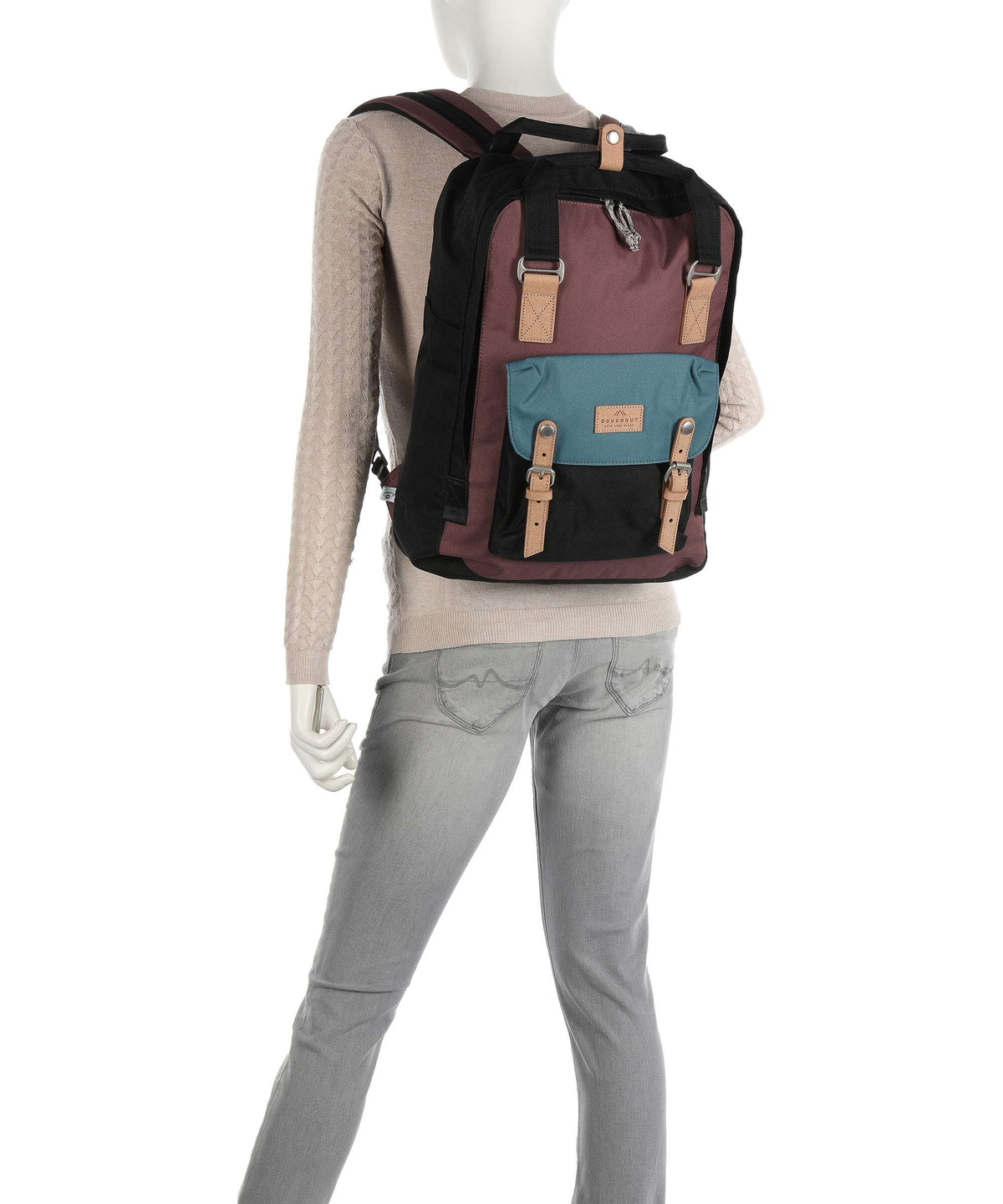 Doughnut Tarzan II Macaroon Backpack black/army