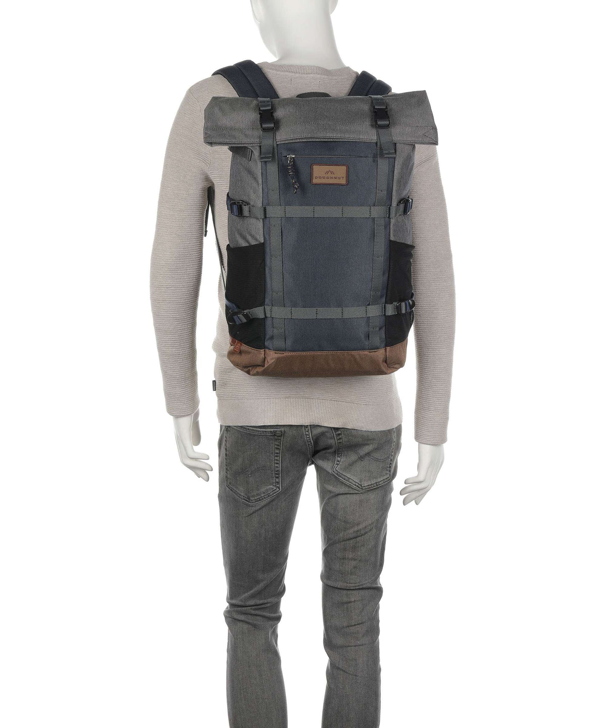 Doughnut Happy Camper Paratrooper Backpack black