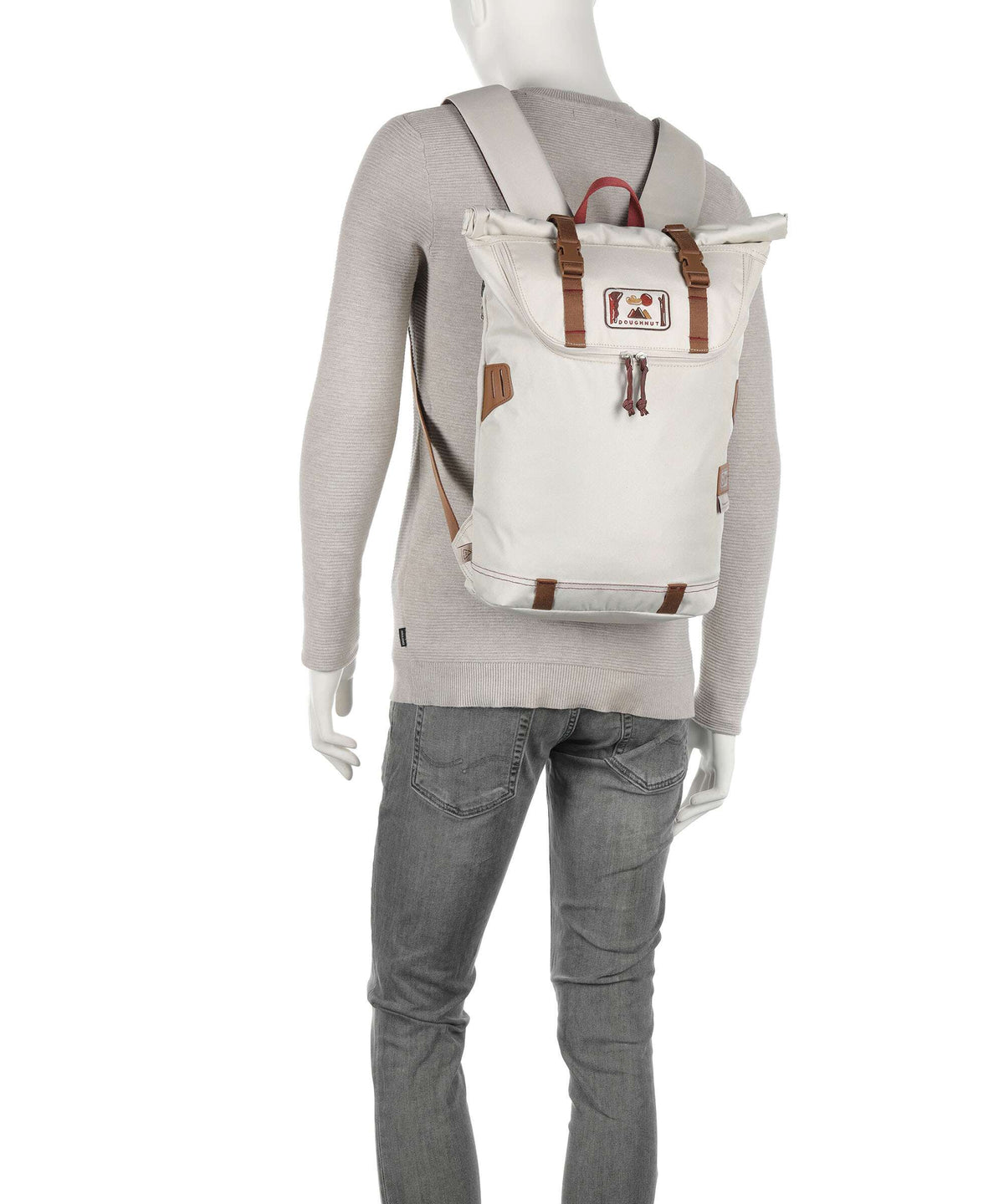 Doughnut Dreamwalker Christopher Small Rolltop backpack grey