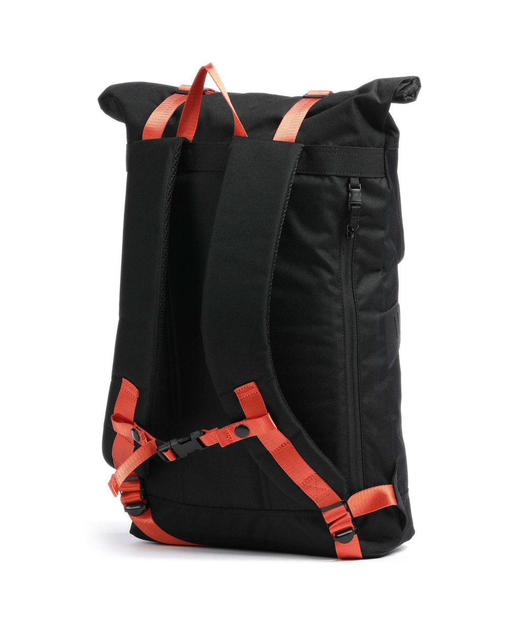 Doughnut The Dudes Christopher Dark Rolltop backpack black
