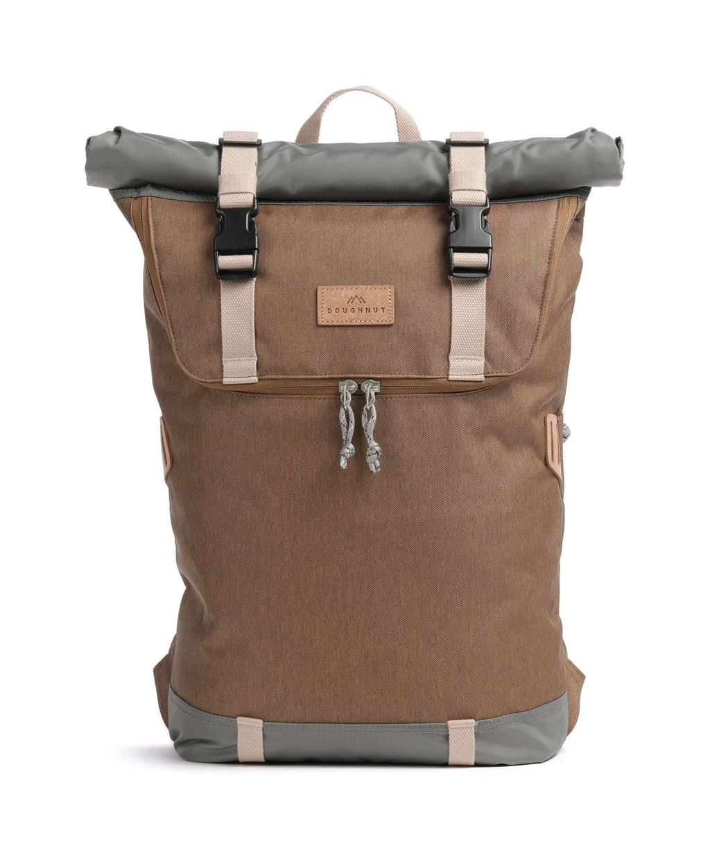 Doughnut Christopher Rolltop backpack khaki/grey