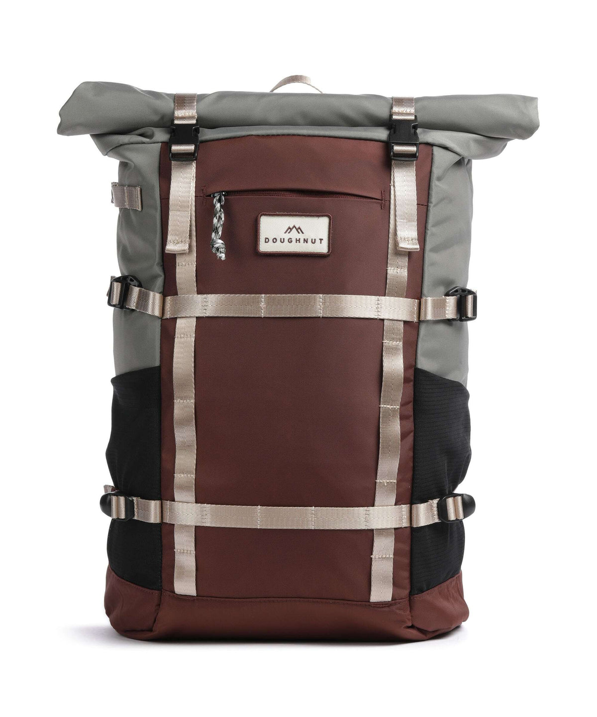 Doughnut Paratrooper Rolltop backpack brown/grey