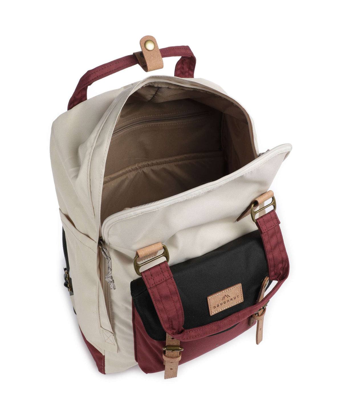 Doughnut Reborn Macaroon L Backpack stone/wine