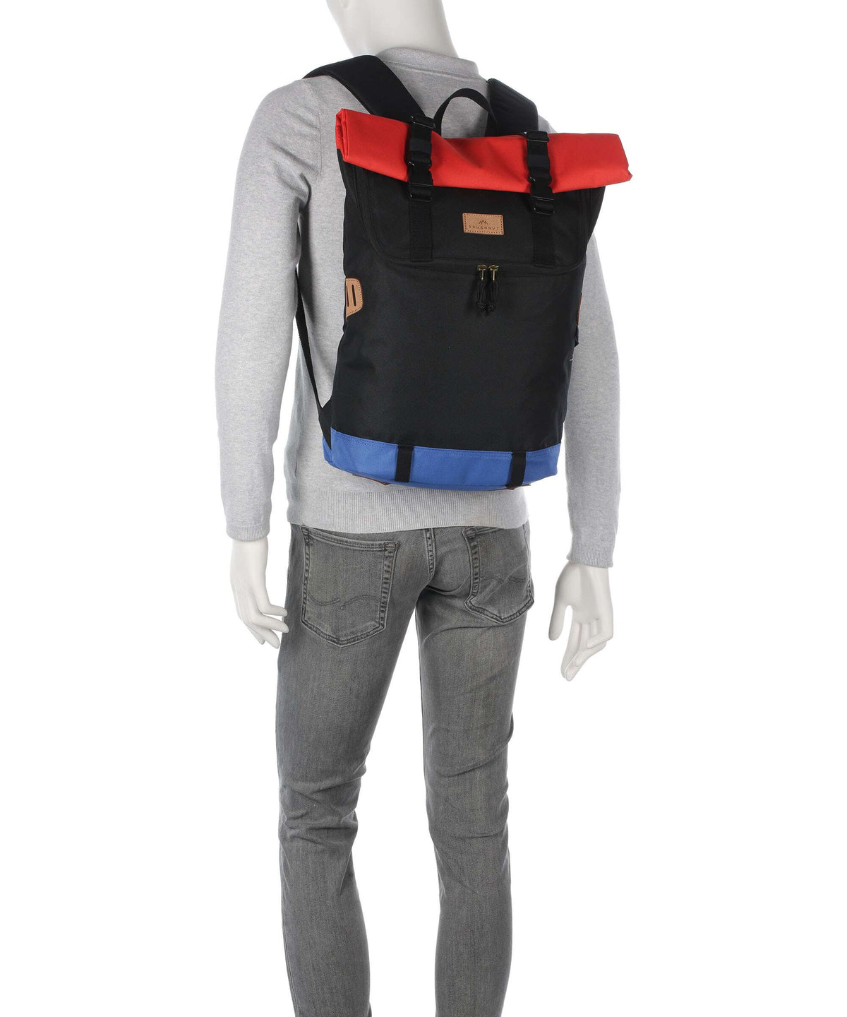 Doughnut Reborn Christopher Rolltop backpack lagoon/stone