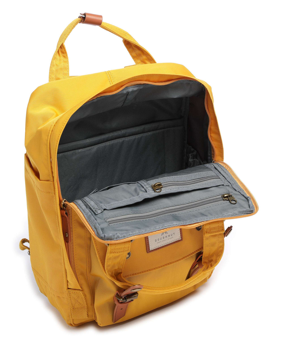 Doughnut Macaroon Backpack mustard