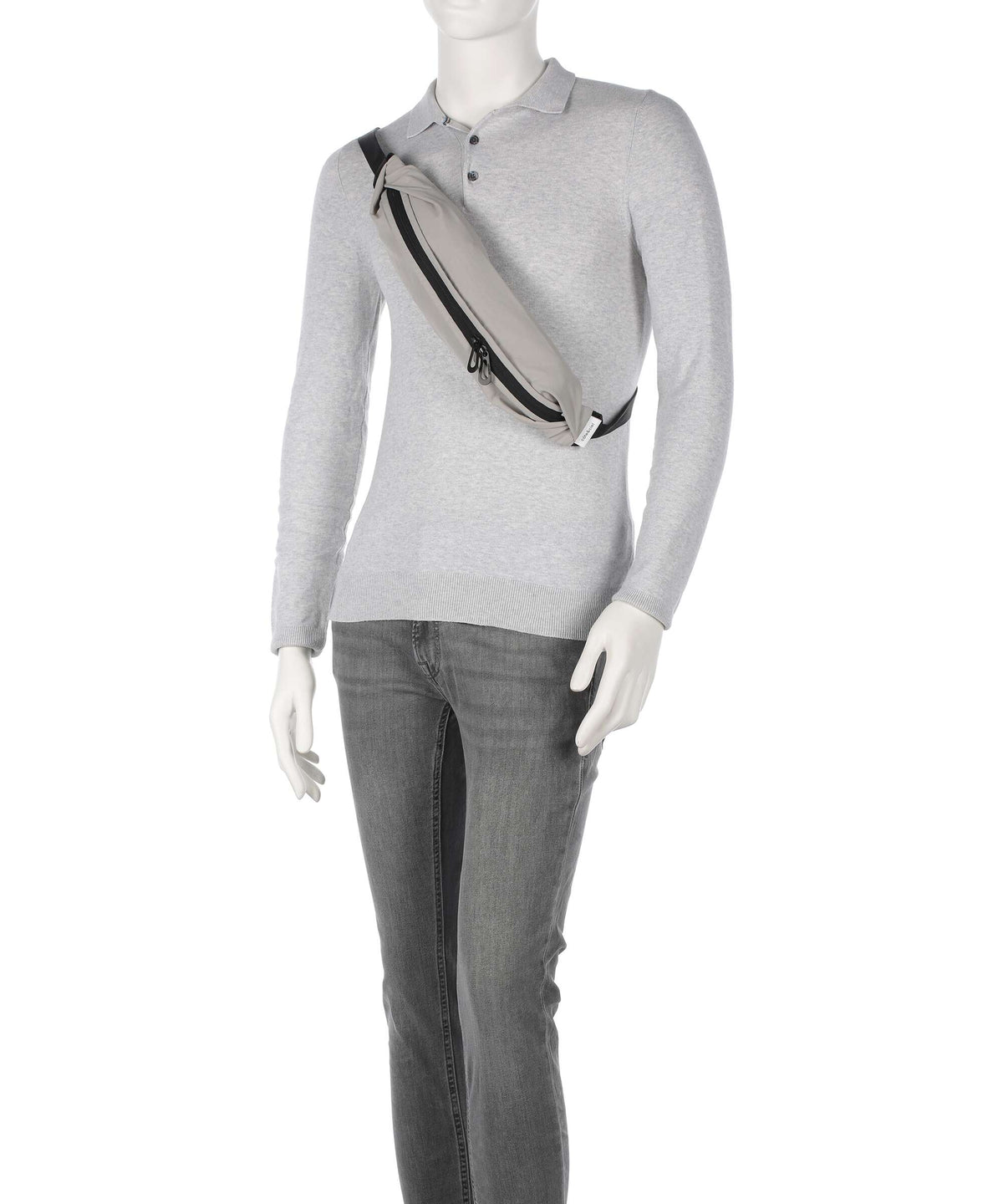 Côte&Ciel Adda Crossbody bag light grey