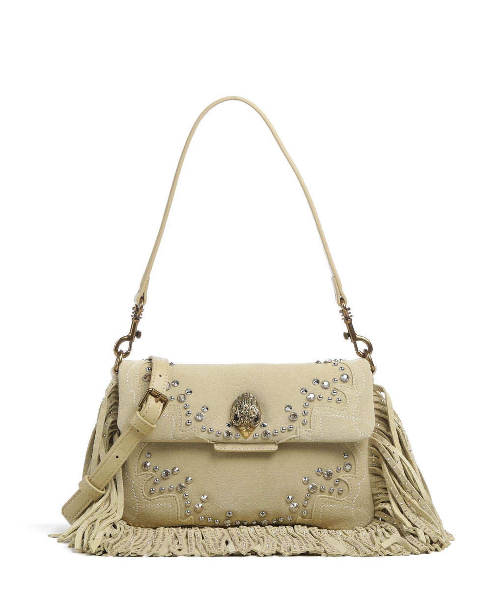 Kurt Geiger Oxford Fringe Small Shoulder bag beige