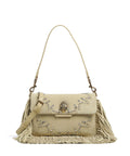 Kurt Geiger Oxford Fringe Small Shoulder bag beige