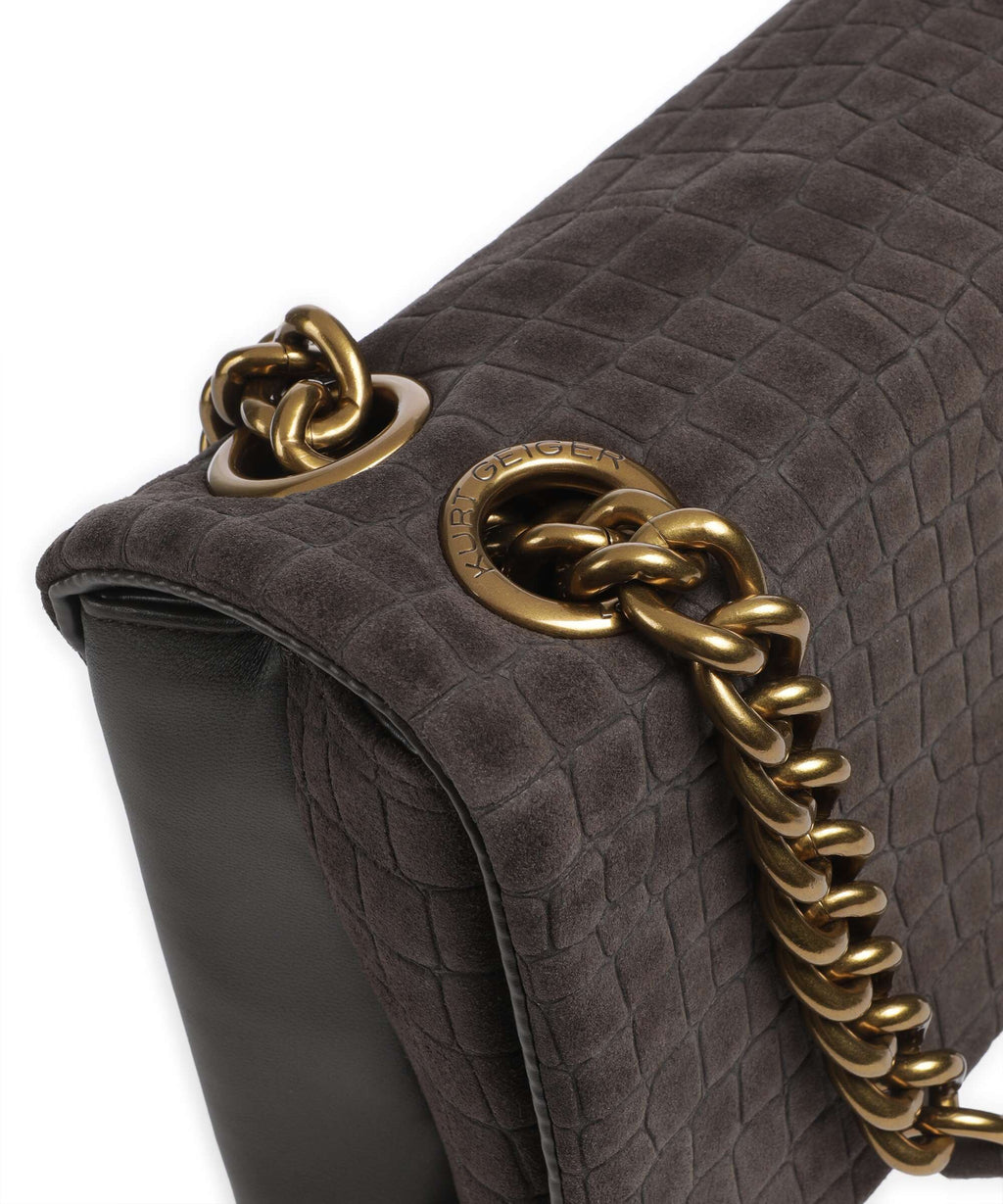 Kurt Geiger Kensington Large Shoulder bag dark brown