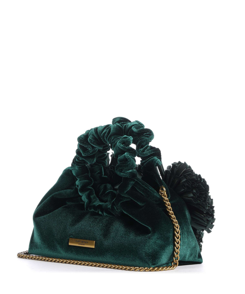 Kurt Geiger Pom Mini Handbag dark green