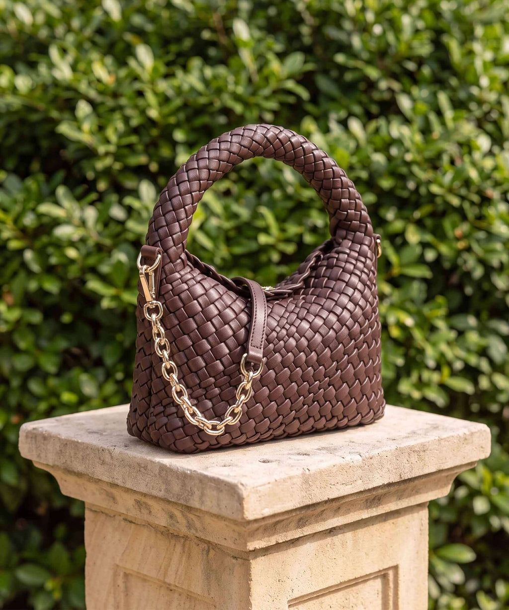 Dune London Deliberate Dinky Handbag chocolate