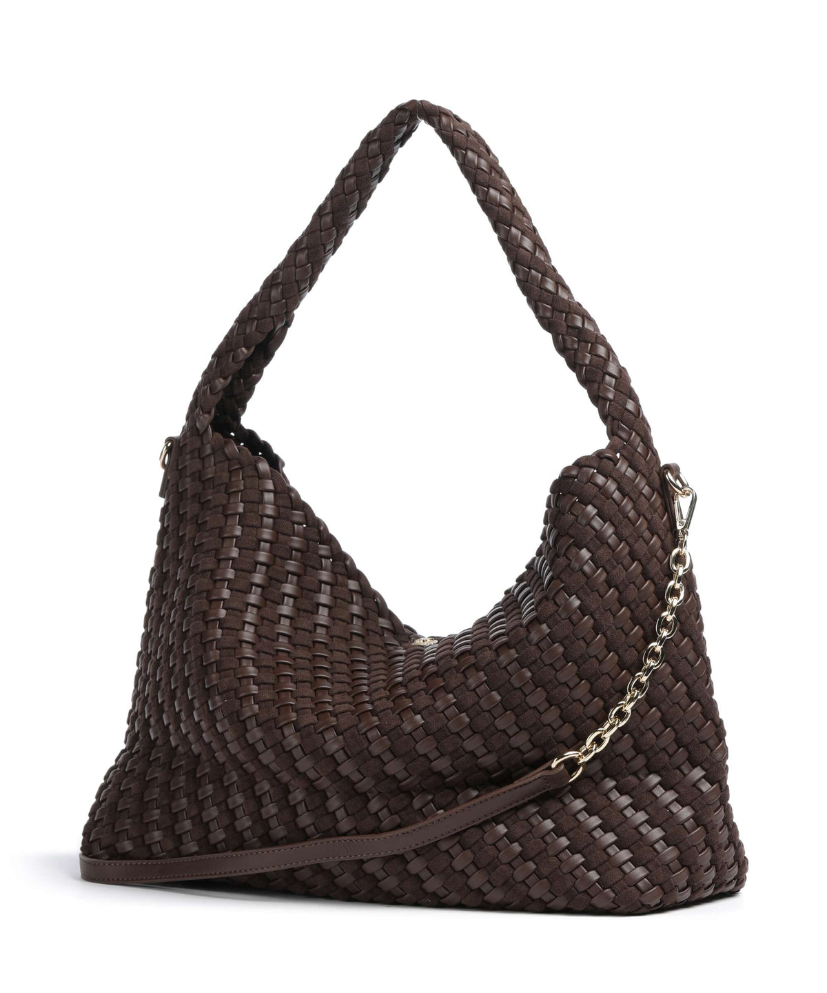 Dune London Deliberate L Hobo bag dark brown