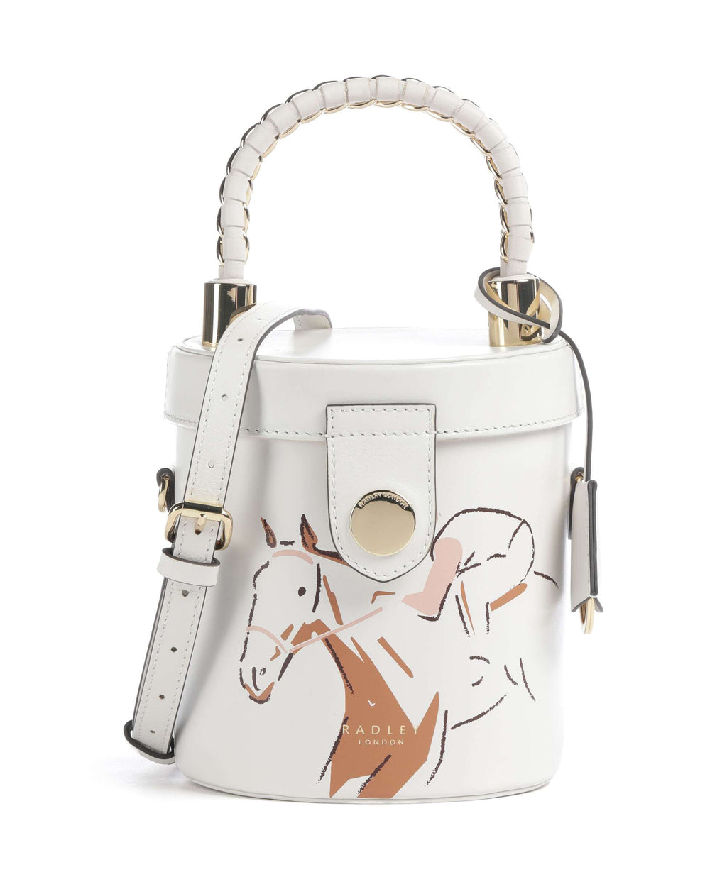 Radley London Racing Crossbody bag chalk